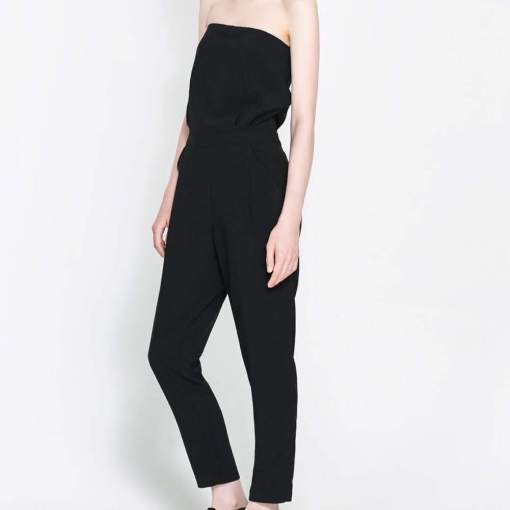 Zara strapless jumpsuit